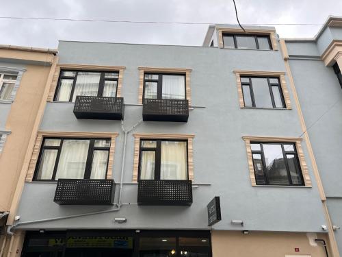 El edificio en el que está el hotel