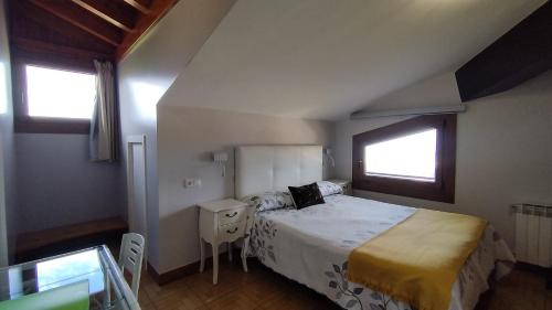Letto o letti in una camera di Gazteategi