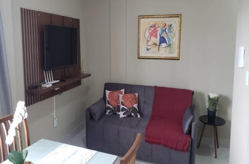 Posezení v ubytování Apartamento Aconchegante