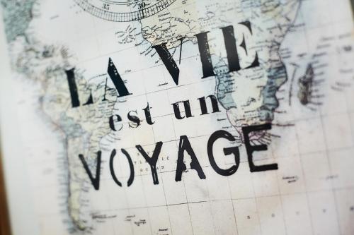 a map with the words i will rest in voyage at Appartement Ezean belfort ville in Belfort