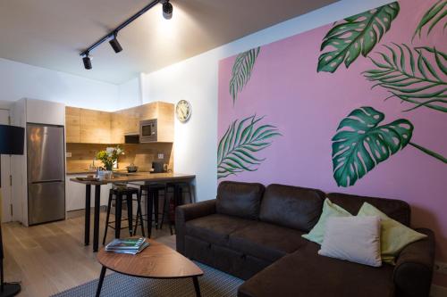 Kuchyň nebo kuchyňský kout v ubytování Apartamento En Centro De Madrid