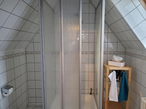Koupelna v ubytování Ostseeträume