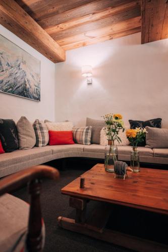 Posezení v ubytování Chalet-hôtel Gai Soleil