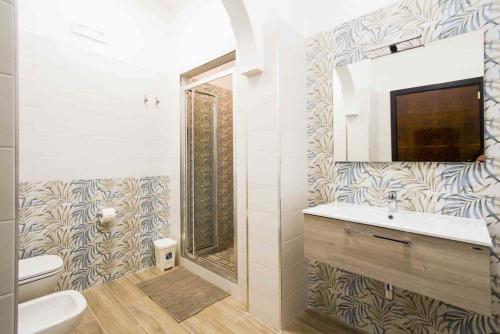 Vannituba majutusasutuses La Paranza Apartments Lampedusa