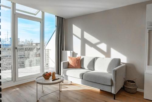 Χώρος καθιστικού στο NUVA Apartments - Friesenplatz