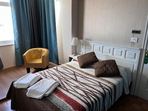Cama o camas de una habitación en Hotel Celta Galaico