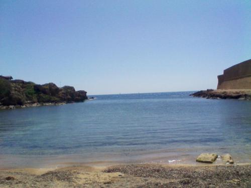 a view of the water from the shore at Hotel 4 Lampioni in Cropani