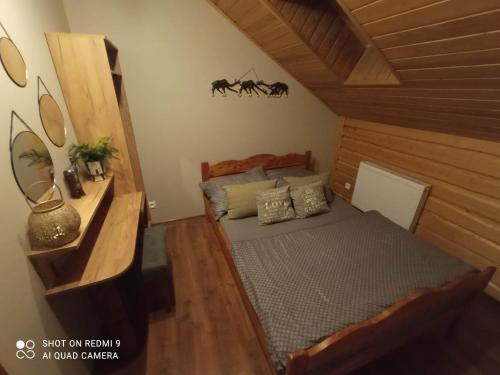 Katil atau katil-katil dalam bilik di Apartament 6 osobowy