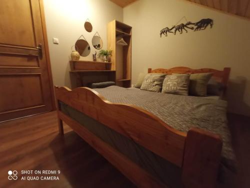 Katil atau katil-katil dalam bilik di Apartament 6 osobowy