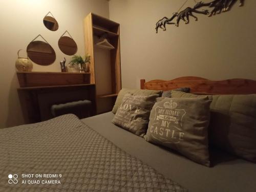 Katil atau katil-katil dalam bilik di Apartament 6 osobowy