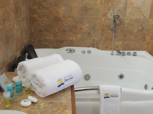 Phòng tắm tại Hotel Club del Sol