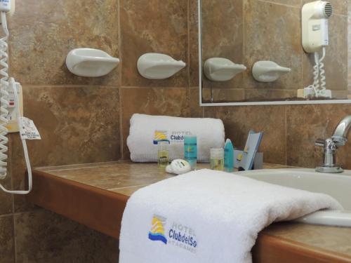Phòng tắm tại Hotel Club del Sol