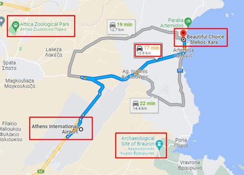 Beautiful Choice - near Athens airport - 50m from the sea - IQ+