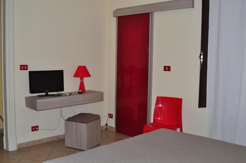 Μια τηλεόραση ή/και κέντρο ψυχαγωγίας στο B&B Da Rì