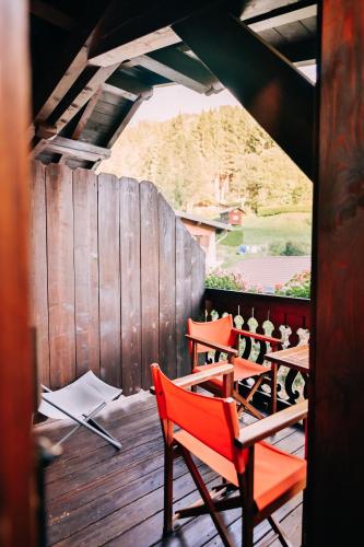 Posezení v ubytování Chalet-hôtel Gai Soleil