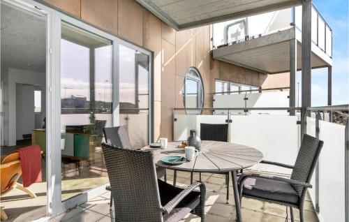 Μπαλκόνι ή βεράντα στο Awesome Apartment In Ringkøbing