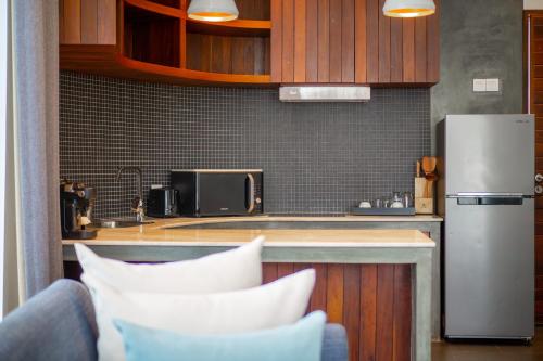 Una cocina o zona de cocina en Maison Leab