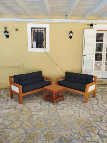 Χώρος καθιστικού στο Villa Stefania