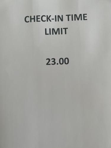 a text box with the words check in time limit at Belvedere Boutique - Adults only in Funchal