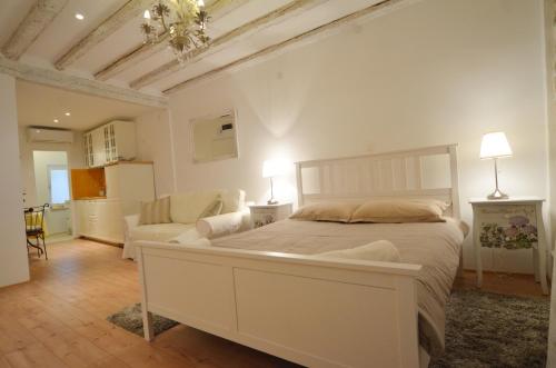 Krevet ili kreveti u jedinici u okviru objekta Studios Villa Rossella 4