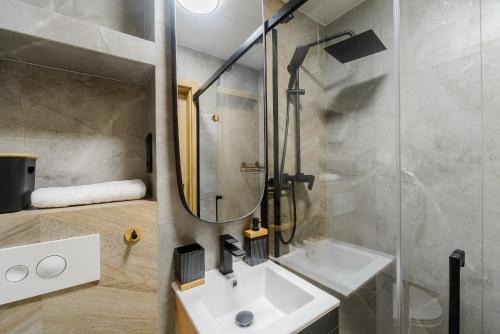 Kúpeľňa v ubytovaní P&O Apartments Sobieskiego - Mokotów