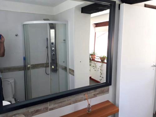 Koupelna v ubytování loft interno