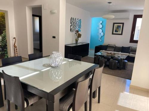 Posezení v ubytování Villa en Oropesa