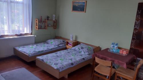 Postel nebo postele na pokoji v ubytování Willa Świt
