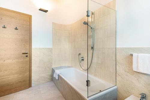 Koupelna v ubytování Les Ciases Chalets Dolomites Apt 3