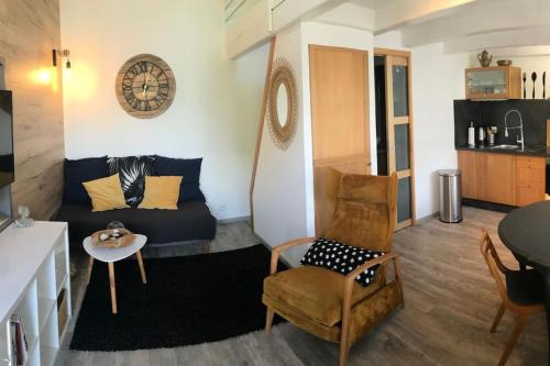 Posezení v ubytování Gîte des Renards