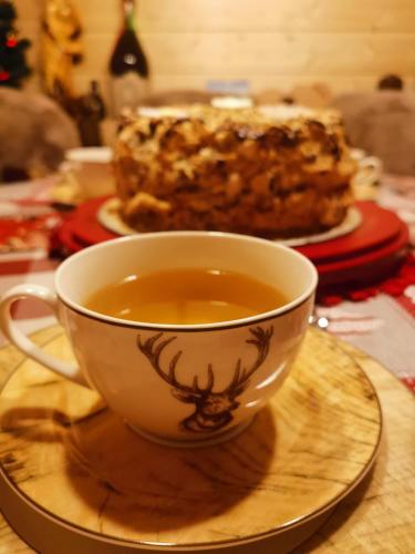 Waldhütte Glück Aufにあるコーヒーまたはお茶