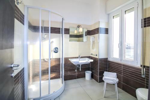 Koupelna v ubytování Hotel Duca di Kent