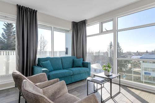 Posezení v ubytování Bella Apartments & Rooms