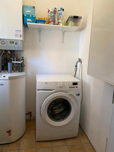 Dapur atau dapur kecil di Ferienhaus Nordseejuwel