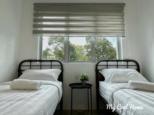 Cama o camas de una habitación en My Cool Home x The Quintet @ Cameron Highlands