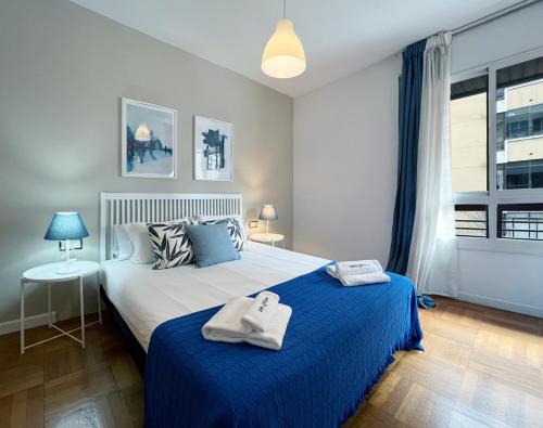 Posteľ alebo postele v izbe v ubytovaní Stay U-nique Apartments Diagonal