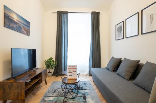 Modern hotel-styled apartment in the second district of Vienna.
