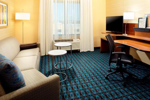 Istumisnurk majutusasutuses Fairfield by Marriott Inn & Suites Wheeling at The Highlands