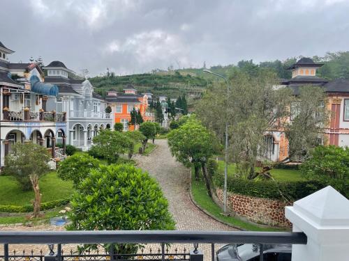 a view of a street in a town with houses at Eton Asia Villas-Kota Bunga in Puncak