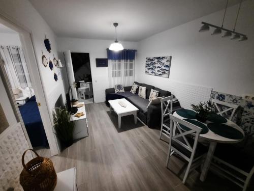 Χώρος καθιστικού στο Apartamentos Albaula 5