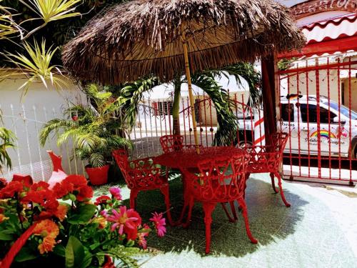 Hostal Solsticio Guajiroにある庭