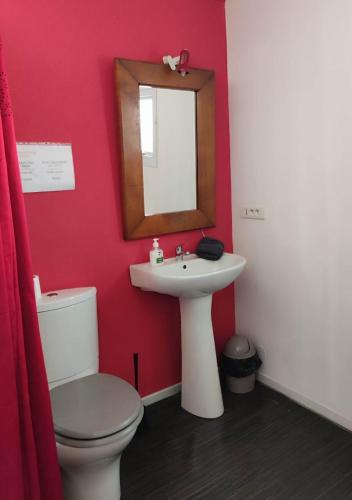 Ένα μπάνιο στο Chambres d'hôtes Tontouta Tamoa