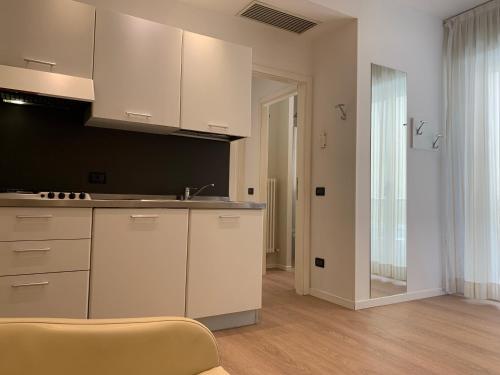Kuchyň nebo kuchyňský kout v ubytování Residence Aida