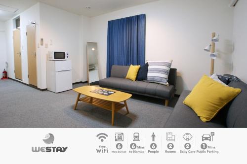 Et sittehjørne på Osaka - Apartment / Vacation STAY 65839