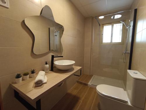 Kúpeľňa v ubytovaní Vivienda Agustín Durán