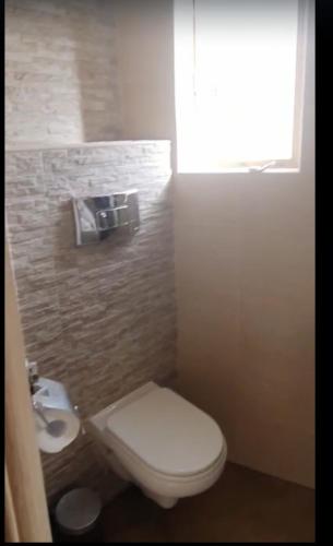 Et badeværelse på Belvedere Apartment
