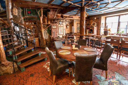 Zona de estar de Šumava Inn