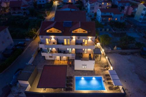 Apartment in Okrug Gornji with sea view, terrace, air conditioning, WiFi 5134-4