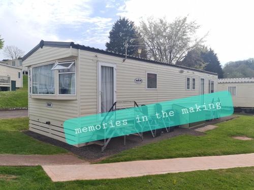 a trailer with a sign that reads memories in the making at Memories in the making in Paignton