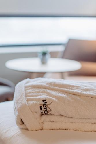 Postel nebo postele na pokoji v ubytování Mercure Fátima